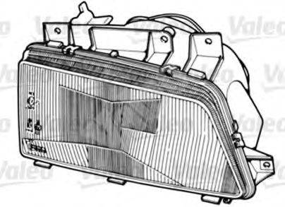 Рассеиватель, основная фара VALEO 61203