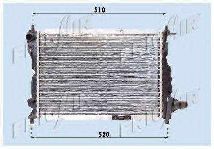 Радиатор, охлаждение двигателя FRIGAIR 0131.3024