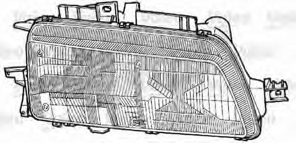 Рассеиватель, основная фара VALEO 82797