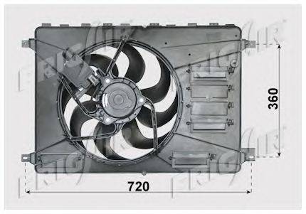 Вентилятор, охлаждение двигателя FRIGAIR 05052027