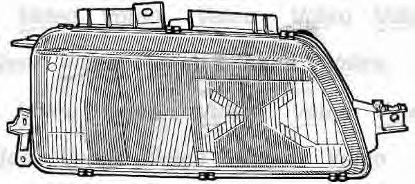Рассеиватель, основная фара VALEO 86696