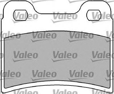 Комплект тормозных колодок, дисковый тормоз VALEO 598692