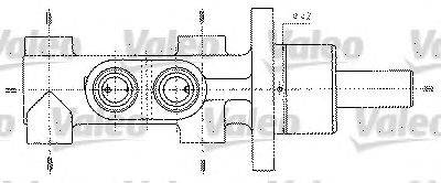 Главный тормозной цилиндр VALEO 402255