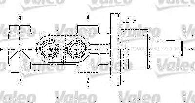 Главный тормозной цилиндр VALEO 402303