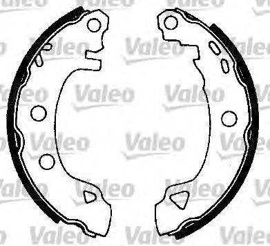 Комплект тормозных колодок VALEO 553668