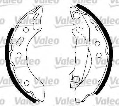 Комплект тормозных колодок VALEO 554750