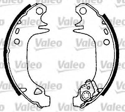 Комплект тормозных колодок VALEO 554652