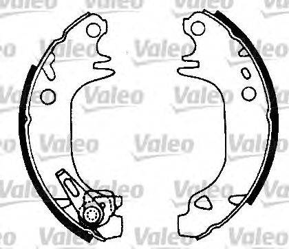 Комплект тормозных колодок VALEO 554653