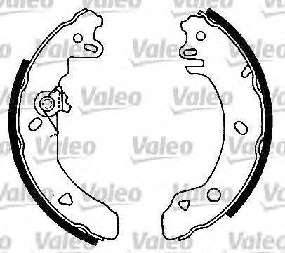 Комплект тормозных колодок VALEO 554716