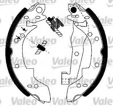 Комплект тормозных колодок VALEO 554679