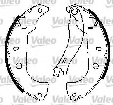 Комплект тормозных колодок VALEO 554801