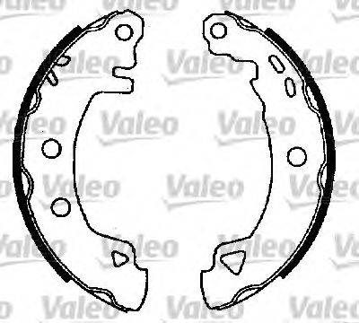 Комплект тормозных колодок VALEO 554704