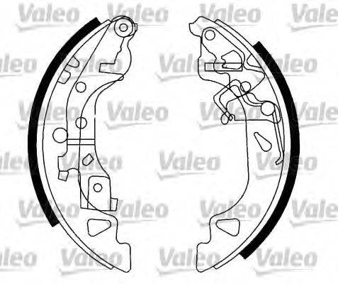 Комплект тормозных колодок VALEO 554811