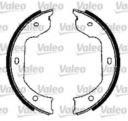 Комплект тормозных колодок, стояночная тормозная система VALEO 562805
