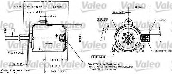 Электродвигатель, вентилятор радиатора VALEO 698085