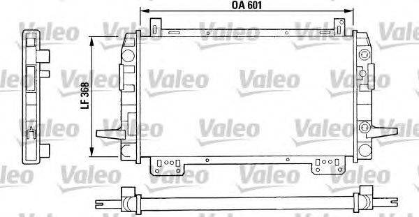 Радиатор, охлаждение двигателя VALEO 730118