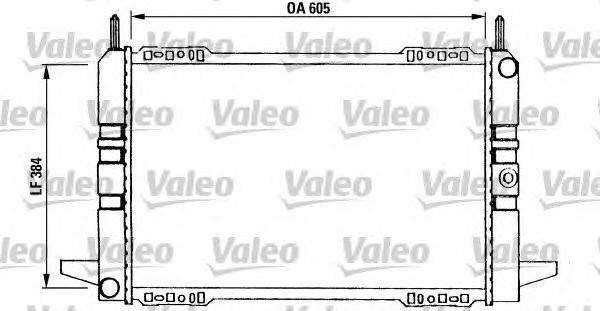 Радиатор, охлаждение двигателя VALEO 730146