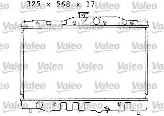 Радиатор, охлаждение двигателя VALEO 730467