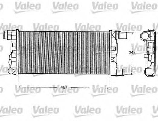 Радиатор, охлаждение двигателя VALEO 730520
