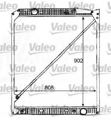 Радиатор, охлаждение двигателя VALEO 732217