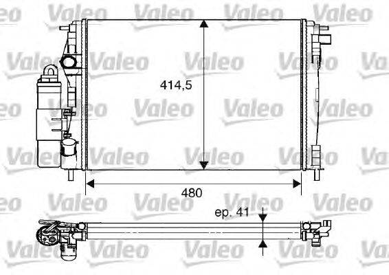 модуль охлаждения VALEO 733075