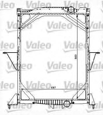 Радиатор, охлаждение двигателя VALEO 734299