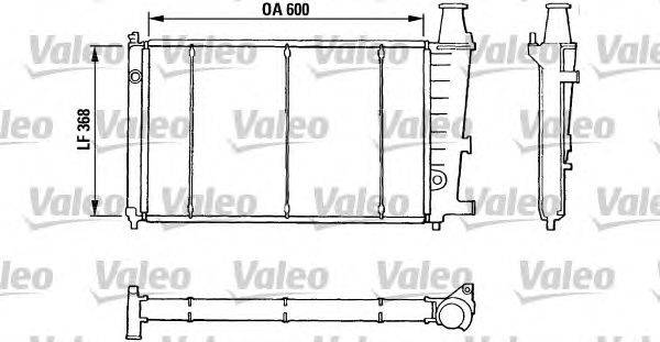 Радиатор, охлаждение двигателя VALEO 810807