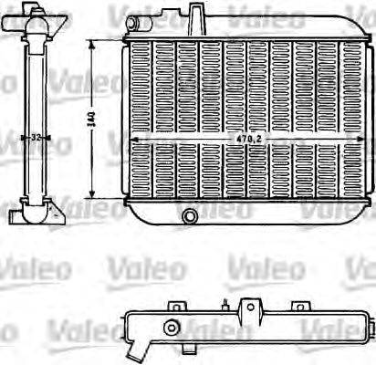 Радиатор, охлаждение двигателя VALEO 810819