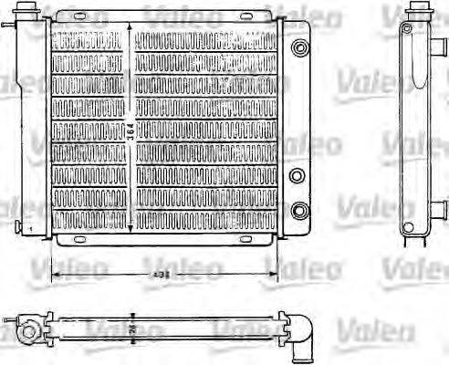 Радиатор, охлаждение двигателя VALEO 810882