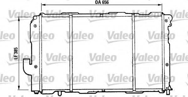 Радиатор, охлаждение двигателя VALEO 810990