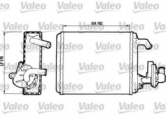 Теплообменник, отопление салона VALEO 811065