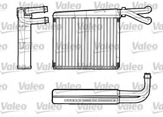 Теплообменник, отопление салона VALEO 812251