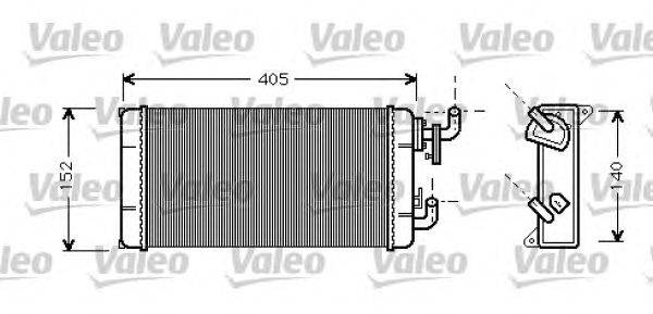 Теплообменник, отопление салона VALEO 812301