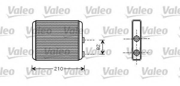 Теплообменник, отопление салона VALEO 812363