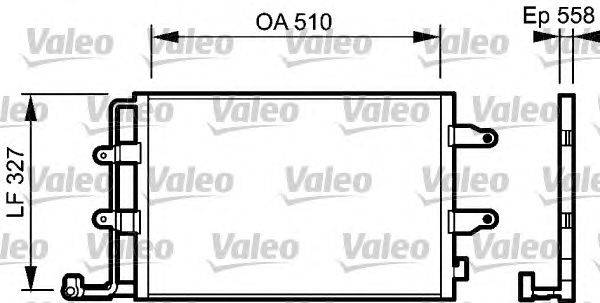 Конденсатор, кондиционер VALEO 814005