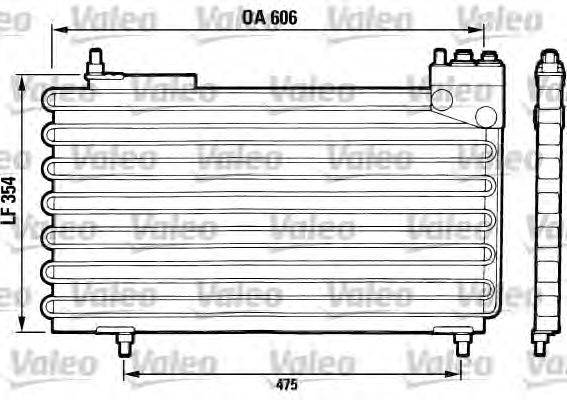 Конденсатор, кондиционер VALEO 816640