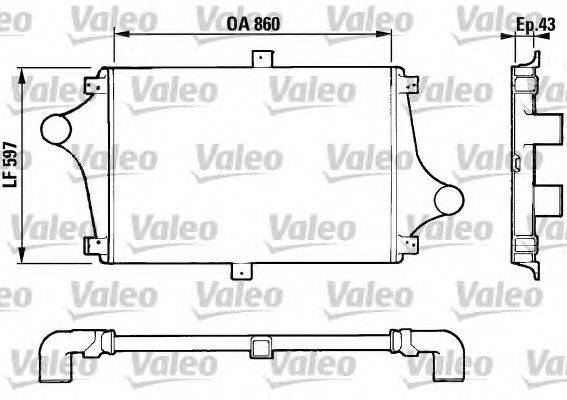 Интеркулер VALEO 816688