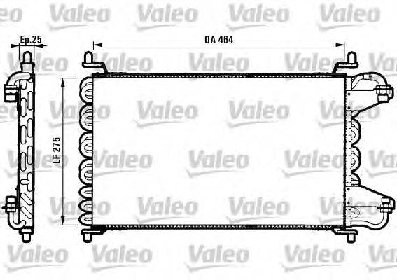 Конденсатор, кондиционер VALEO 816725