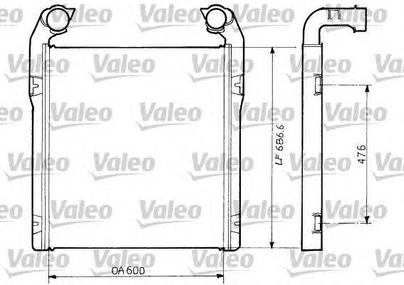 Интеркулер VALEO 816797