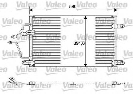 Конденсатор, кондиционер VALEO 816839