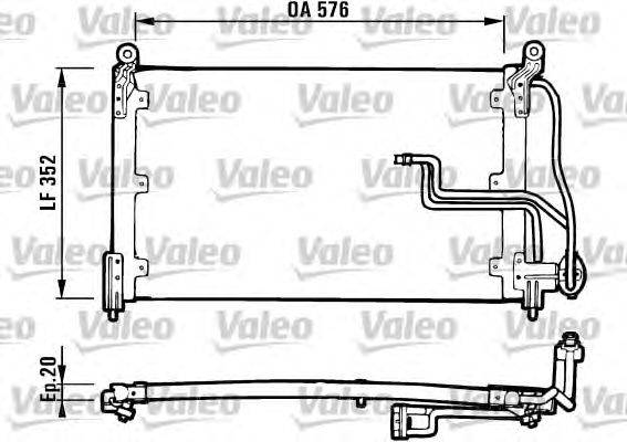 Конденсатор, кондиционер VALEO 816904