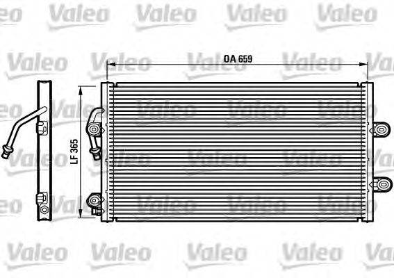 Конденсатор, кондиционер VALEO 816988