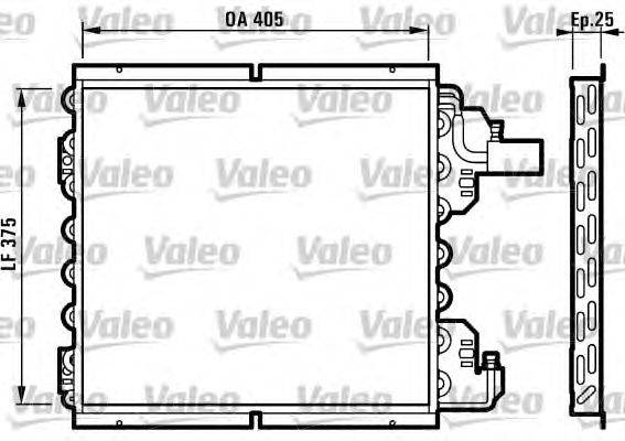 Конденсатор, кондиционер VALEO 816993