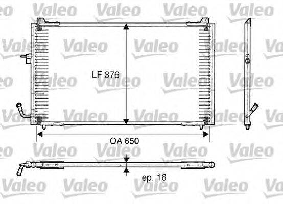 Конденсатор, кондиционер VALEO 817375