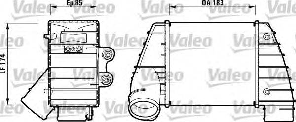 Интеркулер VALEO 817487