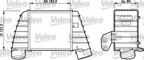 Интеркулер VALEO 817488