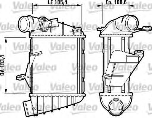 Интеркулер VALEO 817501