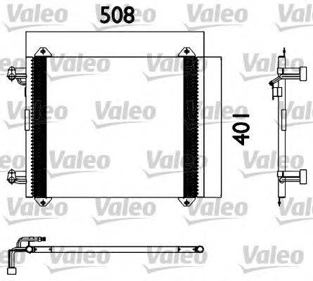 Конденсатор, кондиционер VALEO 817570