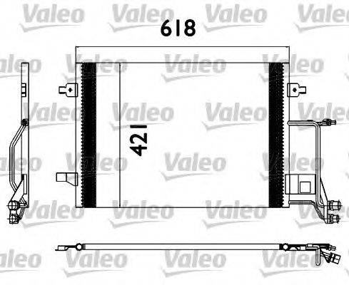 Конденсатор, кондиционер VALEO 817666