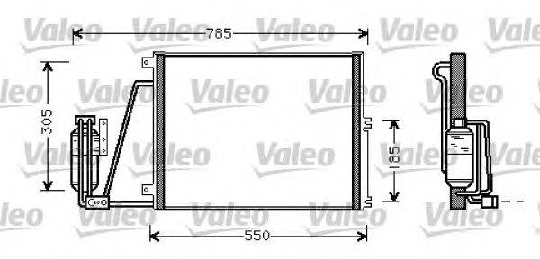 Конденсатор, кондиционер VALEO 817670